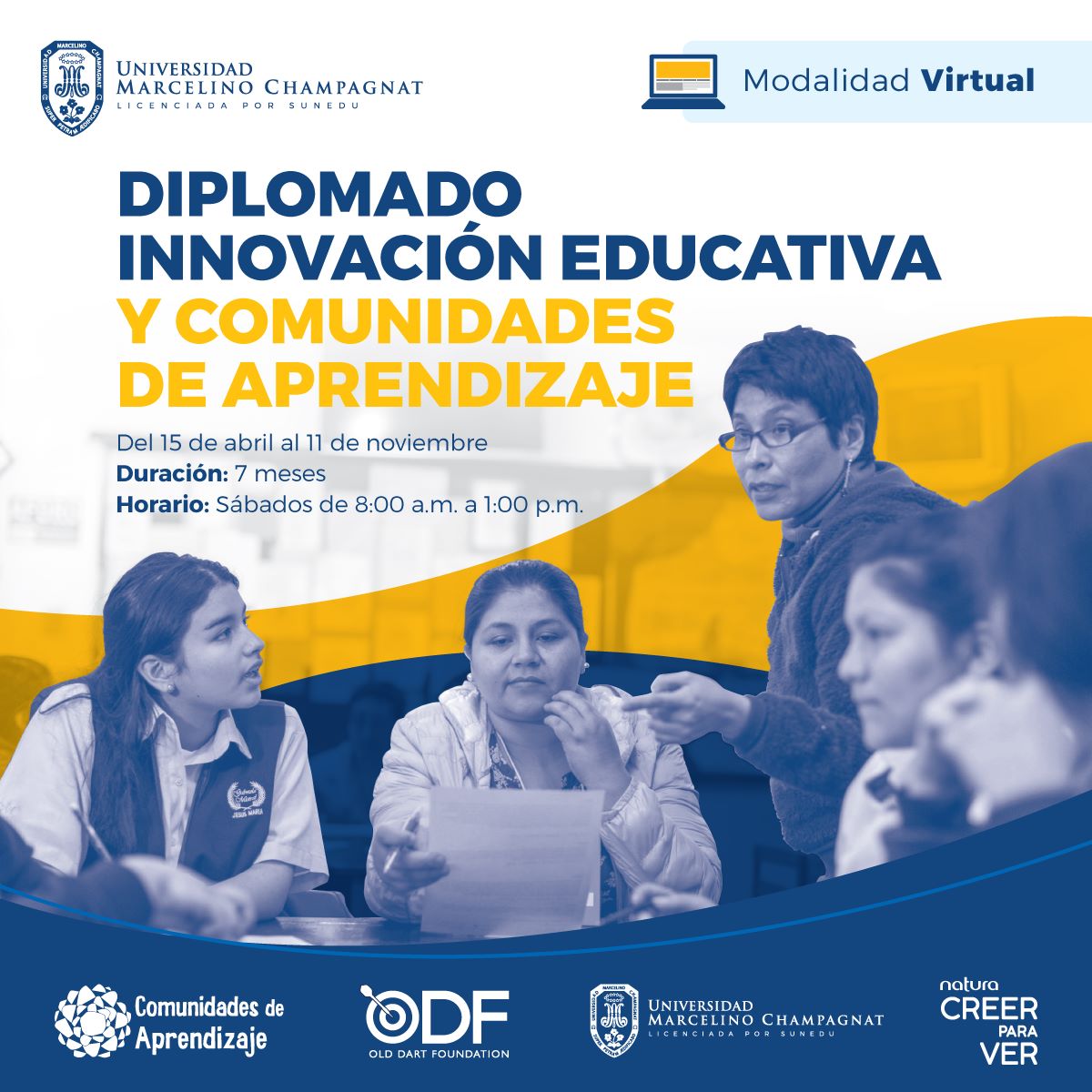 Diplomado innovación educativa y comunidades de aprendizaje | UMCH -  Universidad Marcelino Champagnat